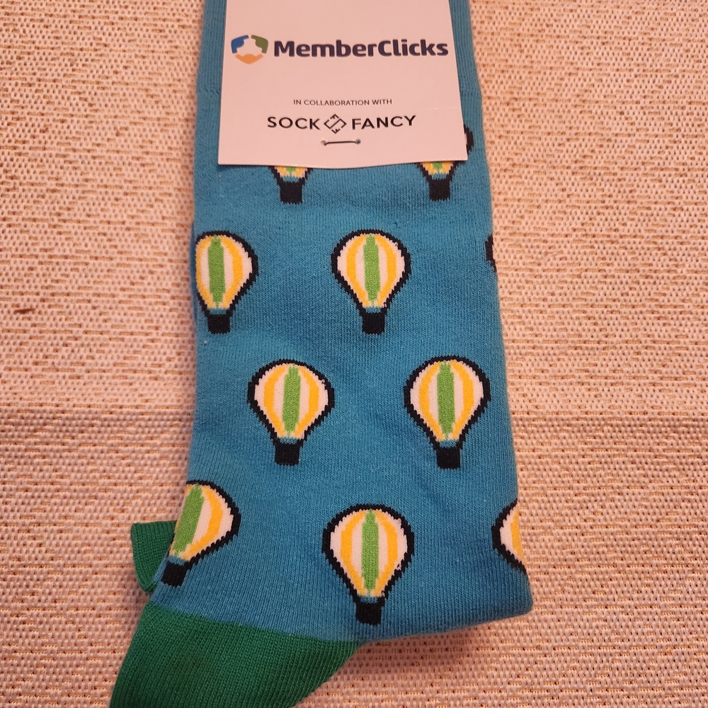 Colorful Hot Air Balloon Socks